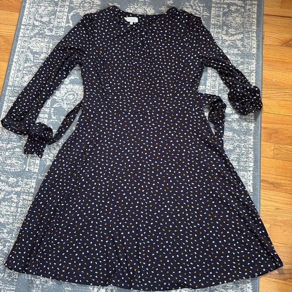 Hobbs London Printed Stretchy Jersey Midi Dress 12 - Picture 10 of 10